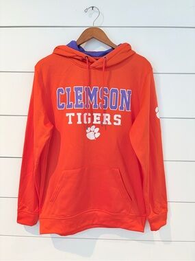 Clemson Tigers Colosseum Hoodie Mens M Orange NCAA Football Sportcore